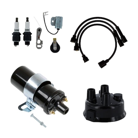 Aic Replacement Parts Ignition Tune Up Kit & 6V Coil Fits John Deere M MT 40 320 330 420 430 440 KT-ELI80-0004